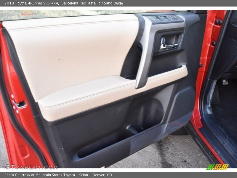 Barcelona Red Metallic / Sand Beige 2018 Toyota 4Runner SR5 4x4
