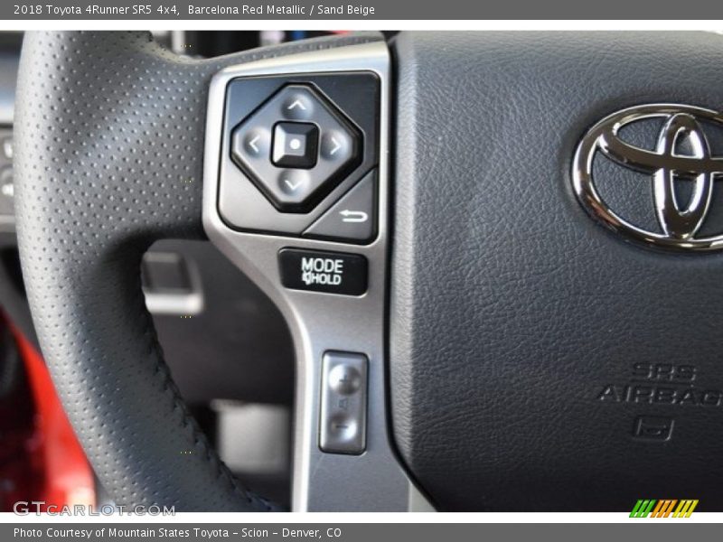 Barcelona Red Metallic / Sand Beige 2018 Toyota 4Runner SR5 4x4