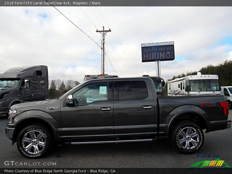 Magnetic / Black 2018 Ford F150 Lariat SuperCrew 4x4