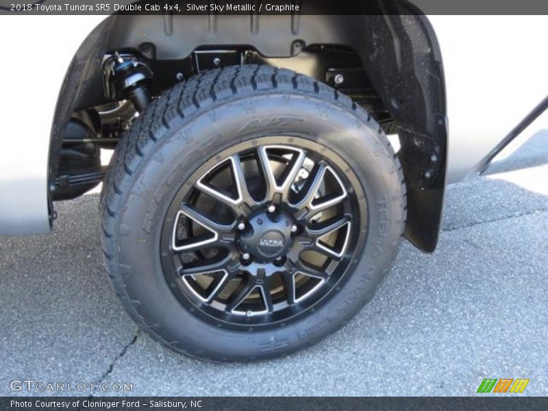 Silver Sky Metallic / Graphite 2018 Toyota Tundra SR5 Double Cab 4x4