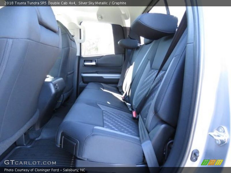 Silver Sky Metallic / Graphite 2018 Toyota Tundra SR5 Double Cab 4x4
