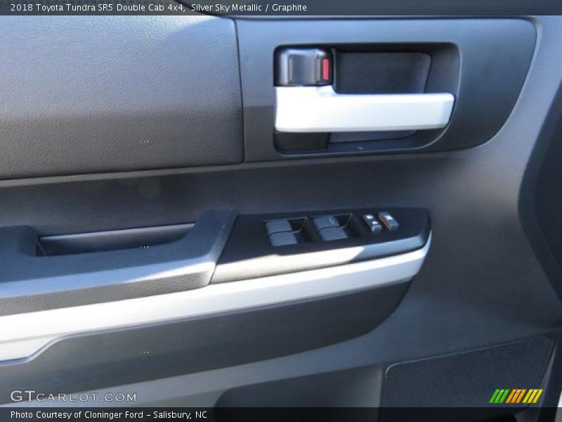 Silver Sky Metallic / Graphite 2018 Toyota Tundra SR5 Double Cab 4x4