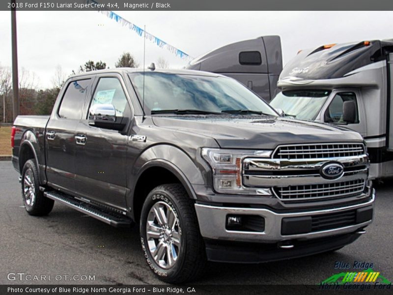 Magnetic / Black 2018 Ford F150 Lariat SuperCrew 4x4