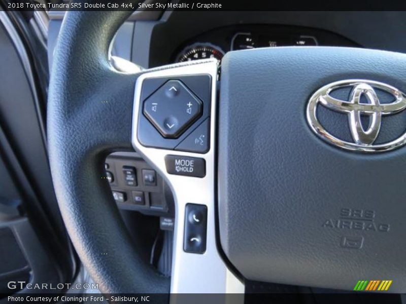 Silver Sky Metallic / Graphite 2018 Toyota Tundra SR5 Double Cab 4x4
