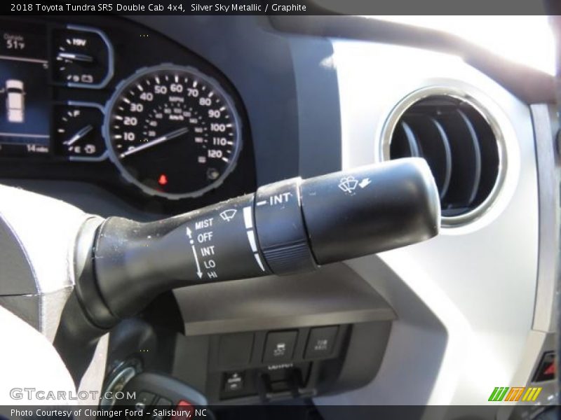 Silver Sky Metallic / Graphite 2018 Toyota Tundra SR5 Double Cab 4x4