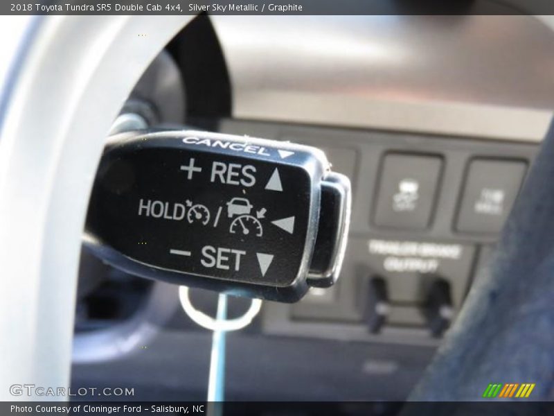 Silver Sky Metallic / Graphite 2018 Toyota Tundra SR5 Double Cab 4x4