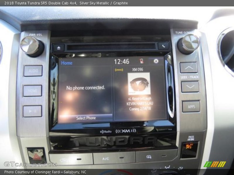Silver Sky Metallic / Graphite 2018 Toyota Tundra SR5 Double Cab 4x4