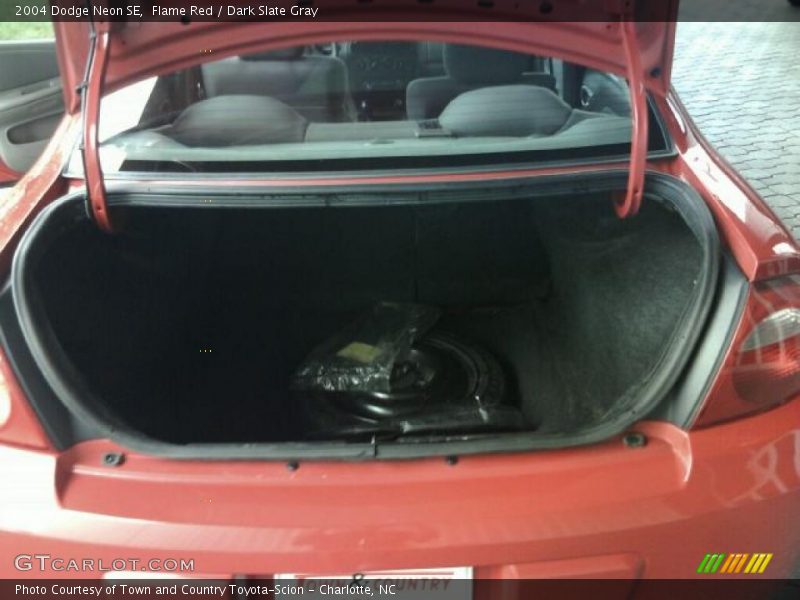 Flame Red / Dark Slate Gray 2004 Dodge Neon SE