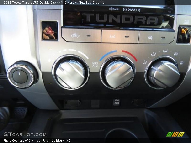 Silver Sky Metallic / Graphite 2018 Toyota Tundra SR5 Double Cab 4x4