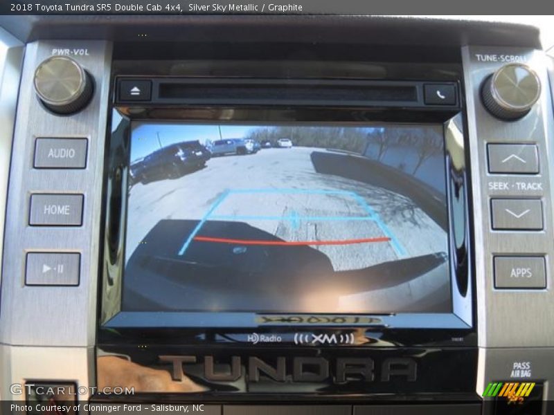 Silver Sky Metallic / Graphite 2018 Toyota Tundra SR5 Double Cab 4x4