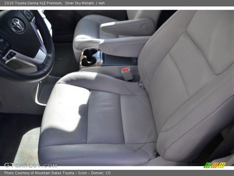 Silver Sky Metallic / Ash 2016 Toyota Sienna XLE Premium