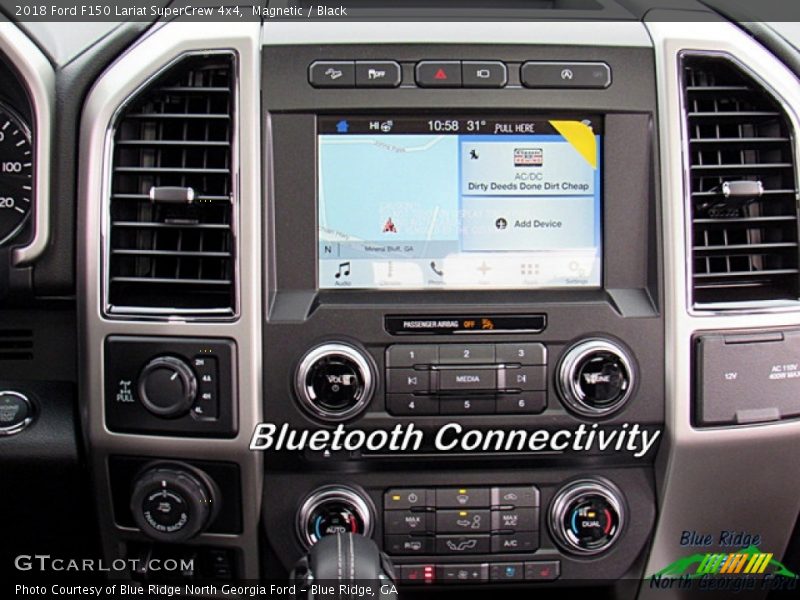 Magnetic / Black 2018 Ford F150 Lariat SuperCrew 4x4