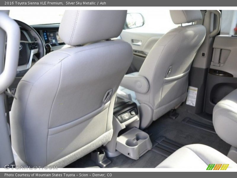 Silver Sky Metallic / Ash 2016 Toyota Sienna XLE Premium