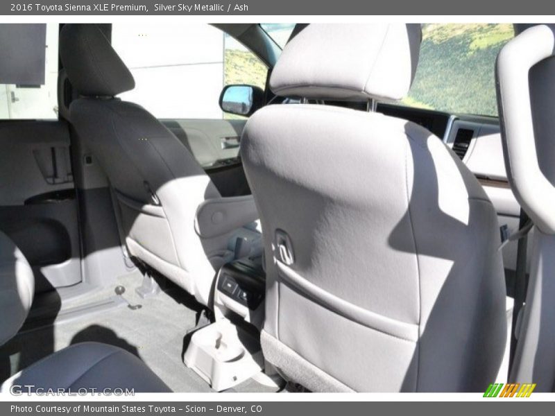 Silver Sky Metallic / Ash 2016 Toyota Sienna XLE Premium