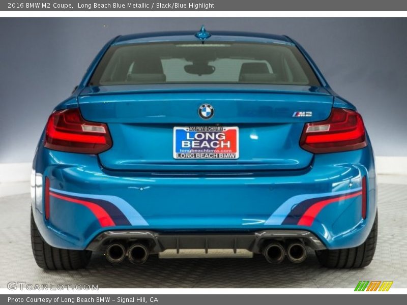 Long Beach Blue Metallic / Black/Blue Highlight 2016 BMW M2 Coupe