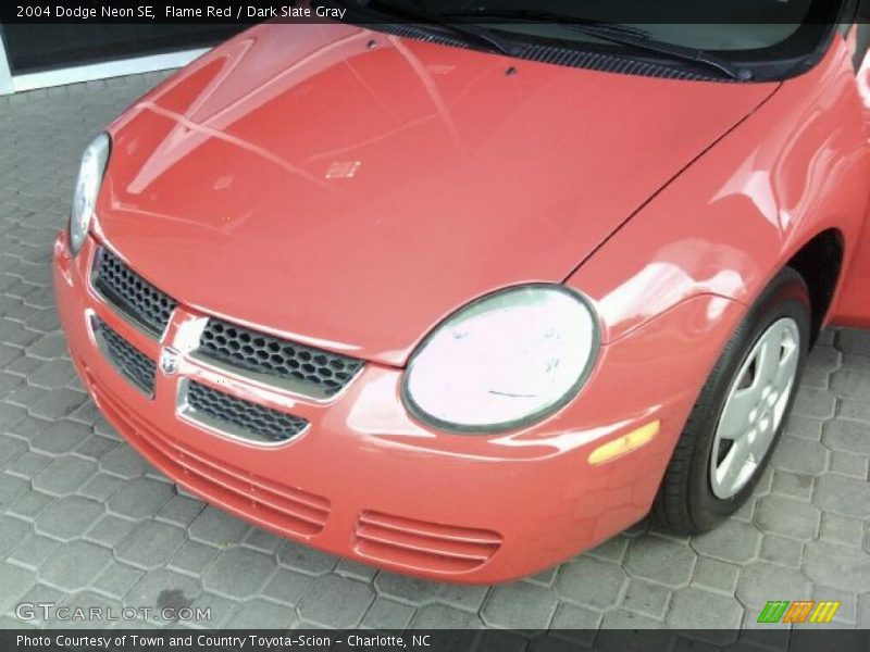 Flame Red / Dark Slate Gray 2004 Dodge Neon SE