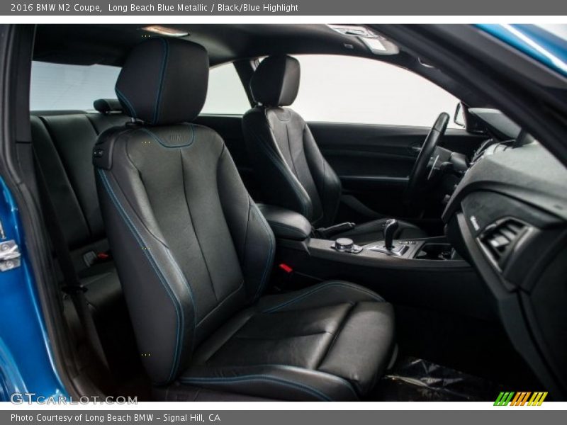 Long Beach Blue Metallic / Black/Blue Highlight 2016 BMW M2 Coupe