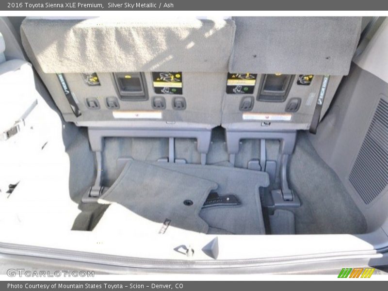 Silver Sky Metallic / Ash 2016 Toyota Sienna XLE Premium