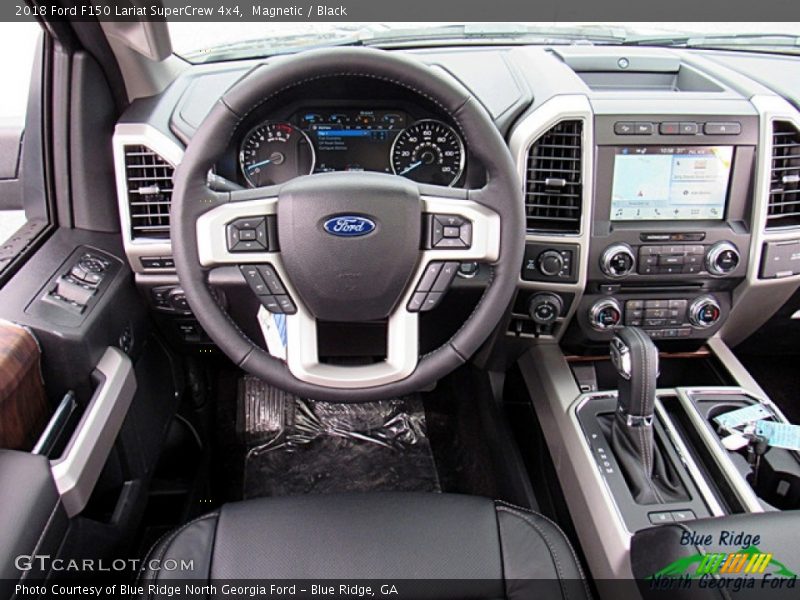 Magnetic / Black 2018 Ford F150 Lariat SuperCrew 4x4