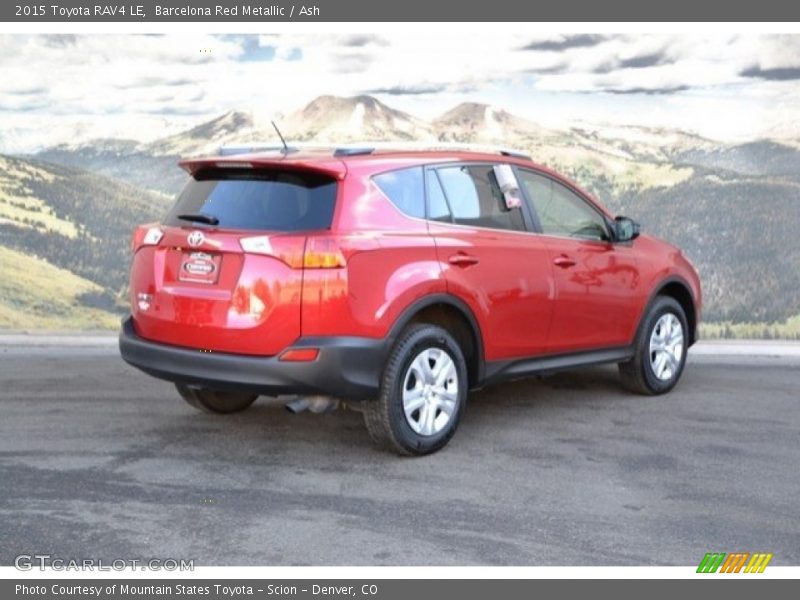 Barcelona Red Metallic / Ash 2015 Toyota RAV4 LE