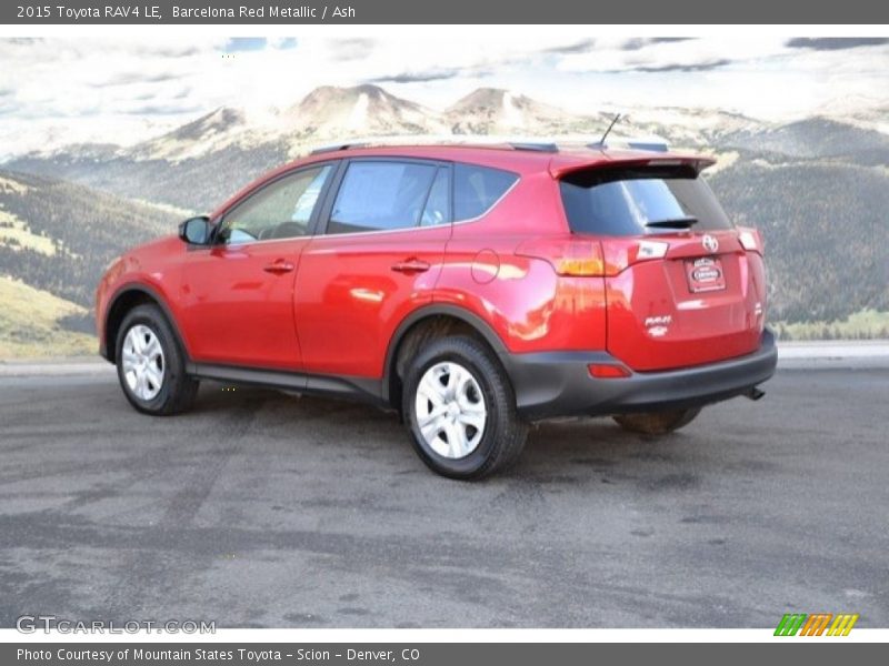 Barcelona Red Metallic / Ash 2015 Toyota RAV4 LE