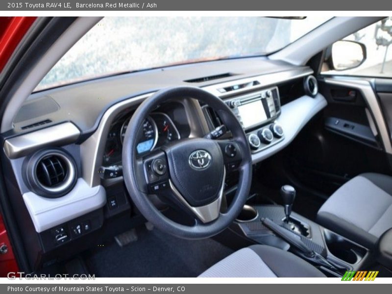 Barcelona Red Metallic / Ash 2015 Toyota RAV4 LE