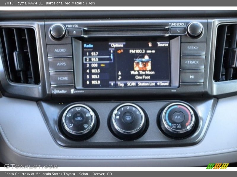 Barcelona Red Metallic / Ash 2015 Toyota RAV4 LE
