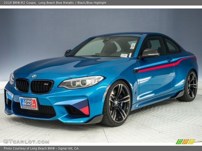 Long Beach Blue Metallic / Black/Blue Highlight 2016 BMW M2 Coupe