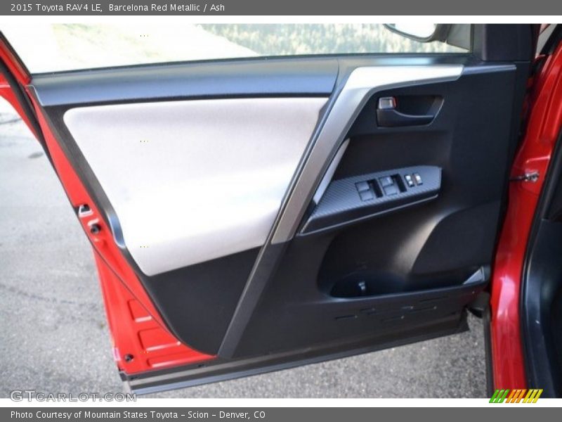 Barcelona Red Metallic / Ash 2015 Toyota RAV4 LE