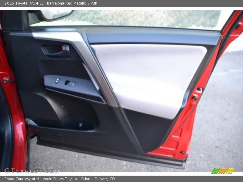Barcelona Red Metallic / Ash 2015 Toyota RAV4 LE