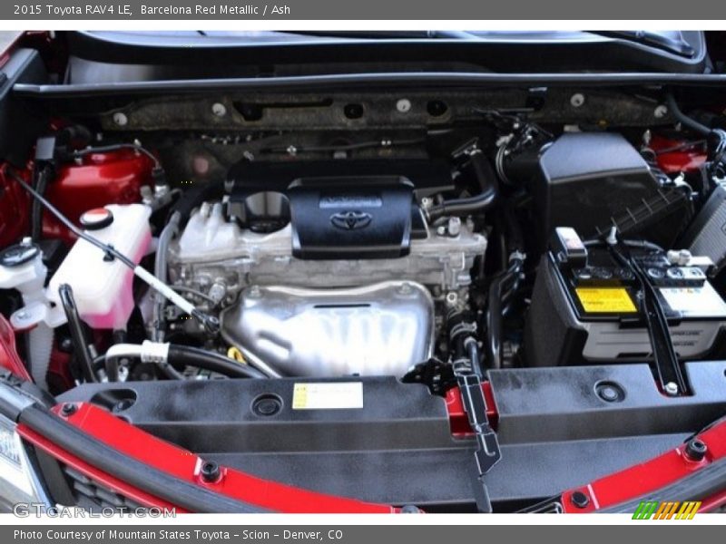 Barcelona Red Metallic / Ash 2015 Toyota RAV4 LE