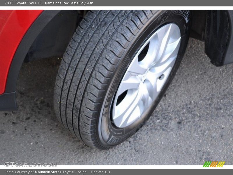 Barcelona Red Metallic / Ash 2015 Toyota RAV4 LE