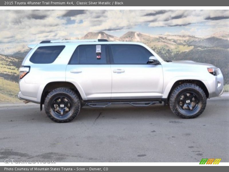 Classic Silver Metallic / Black 2015 Toyota 4Runner Trail Premium 4x4