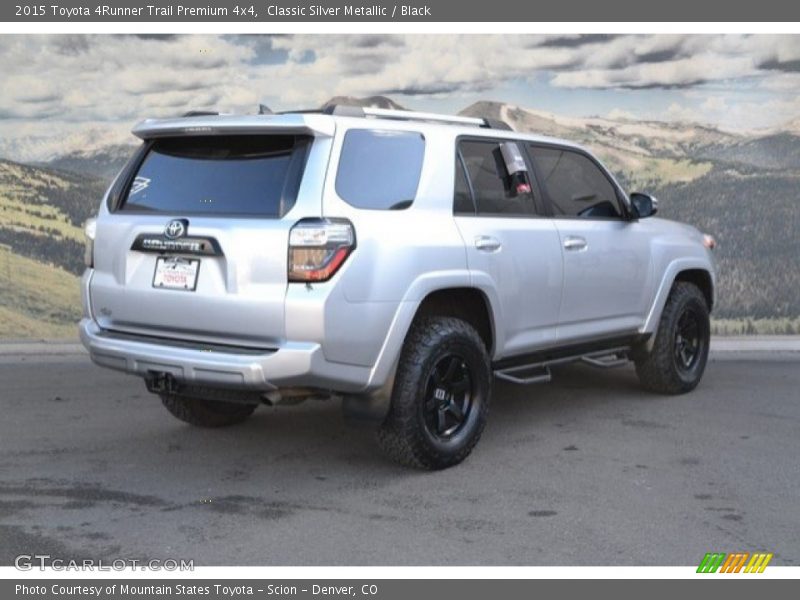 Classic Silver Metallic / Black 2015 Toyota 4Runner Trail Premium 4x4