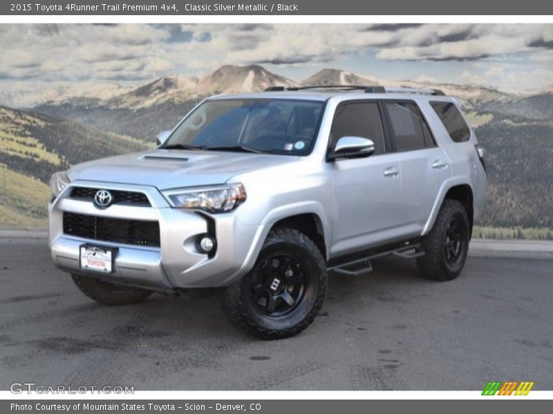 Classic Silver Metallic / Black 2015 Toyota 4Runner Trail Premium 4x4