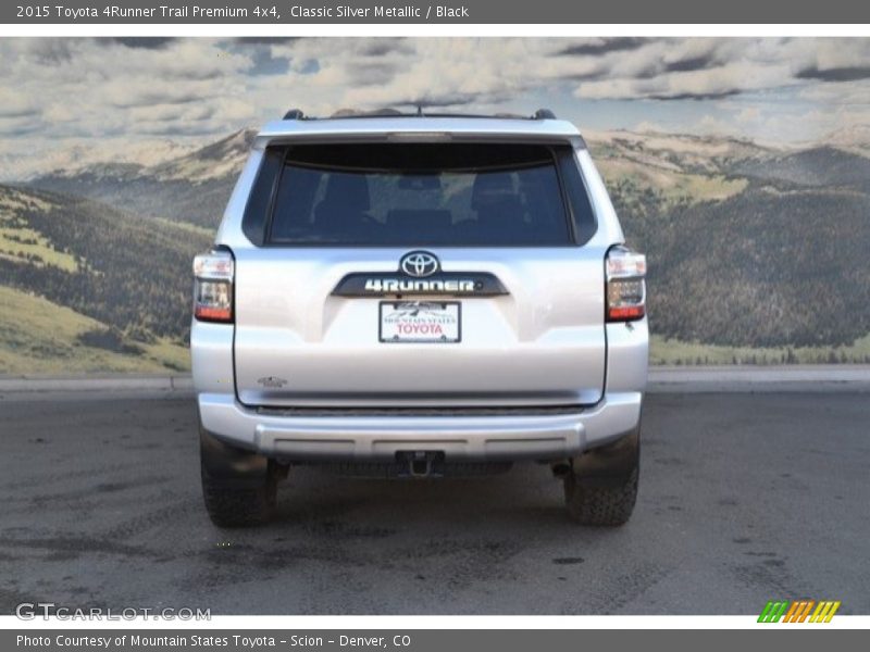 Classic Silver Metallic / Black 2015 Toyota 4Runner Trail Premium 4x4