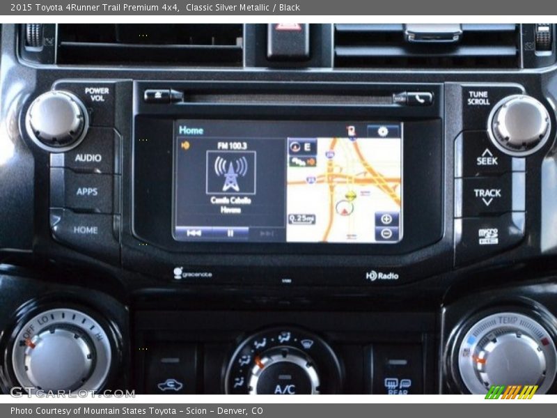 Classic Silver Metallic / Black 2015 Toyota 4Runner Trail Premium 4x4