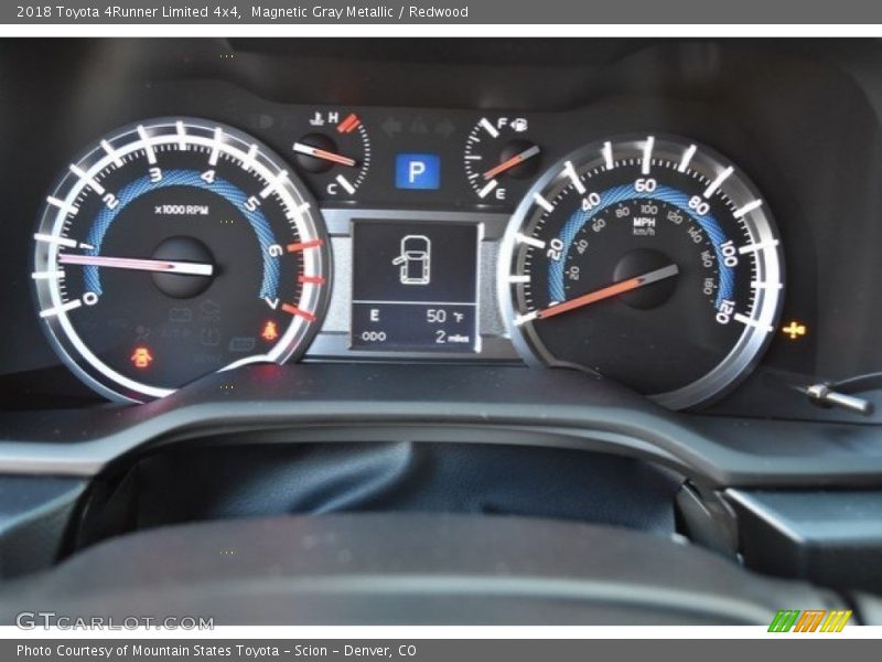 Magnetic Gray Metallic / Redwood 2018 Toyota 4Runner Limited 4x4
