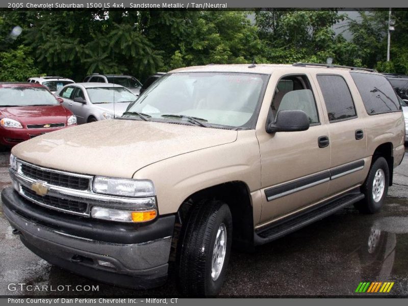 Sandstone Metallic / Tan/Neutral 2005 Chevrolet Suburban 1500 LS 4x4