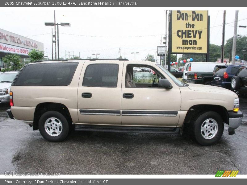 Sandstone Metallic / Tan/Neutral 2005 Chevrolet Suburban 1500 LS 4x4