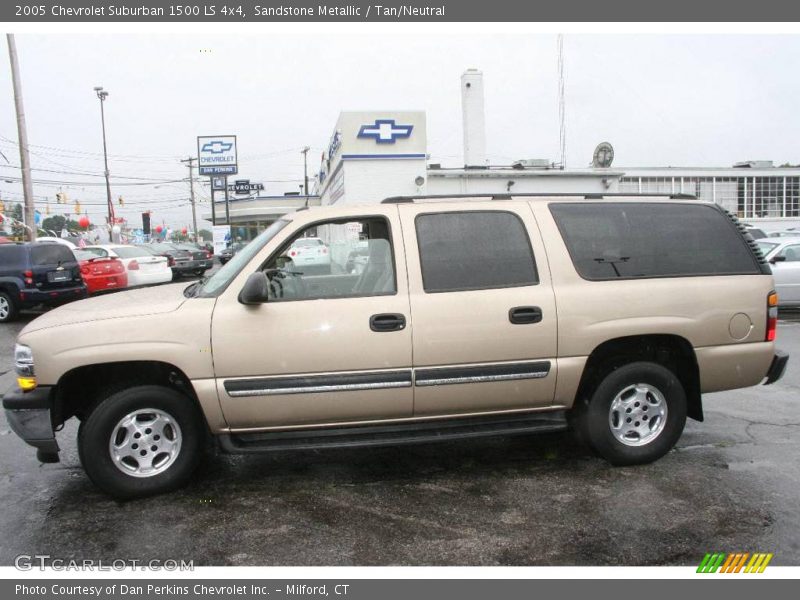 Sandstone Metallic / Tan/Neutral 2005 Chevrolet Suburban 1500 LS 4x4