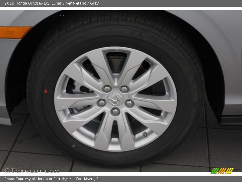 Lunar Silver Metallic / Gray 2018 Honda Odyssey LX