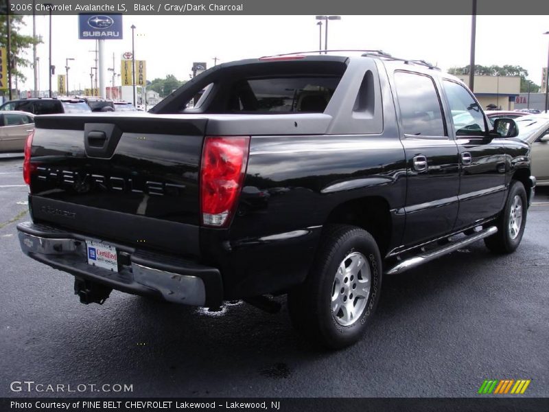 Black / Gray/Dark Charcoal 2006 Chevrolet Avalanche LS