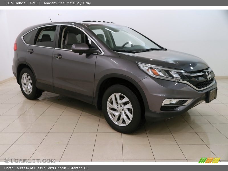 Modern Steel Metallic / Gray 2015 Honda CR-V EX