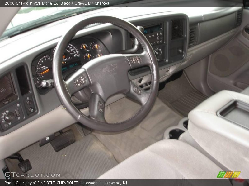 Black / Gray/Dark Charcoal 2006 Chevrolet Avalanche LS