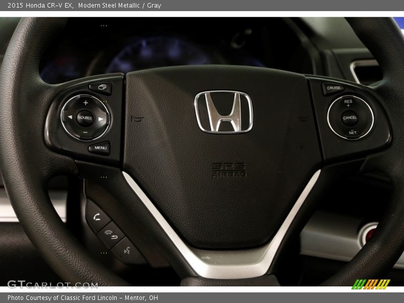 Modern Steel Metallic / Gray 2015 Honda CR-V EX