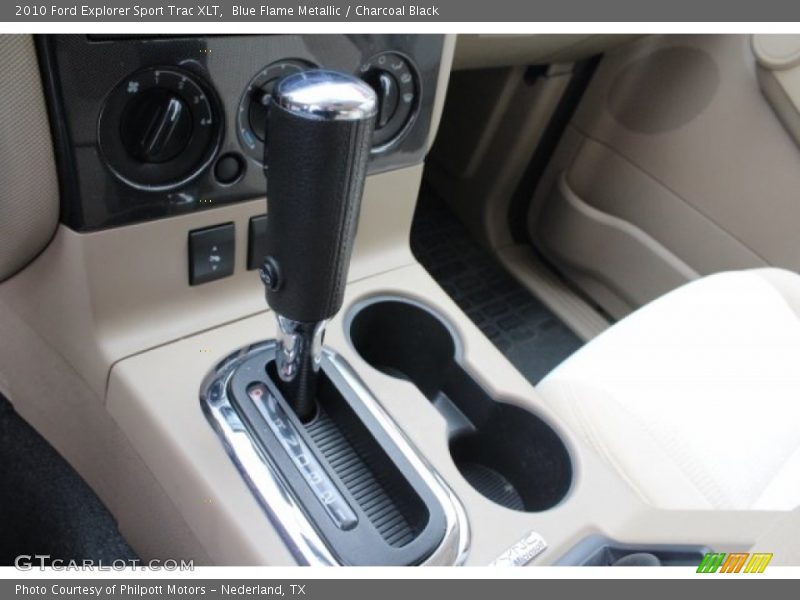 Blue Flame Metallic / Charcoal Black 2010 Ford Explorer Sport Trac XLT