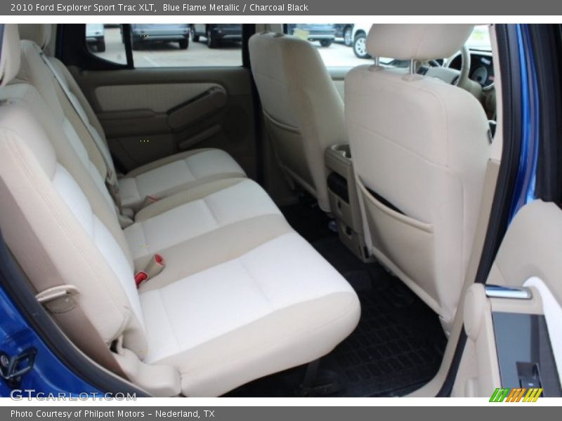 Blue Flame Metallic / Charcoal Black 2010 Ford Explorer Sport Trac XLT
