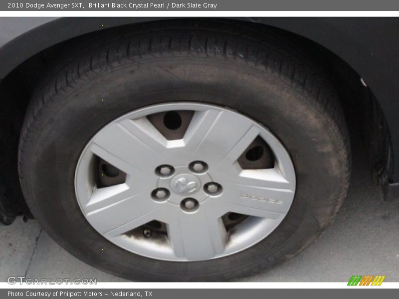 Brilliant Black Crystal Pearl / Dark Slate Gray 2010 Dodge Avenger SXT