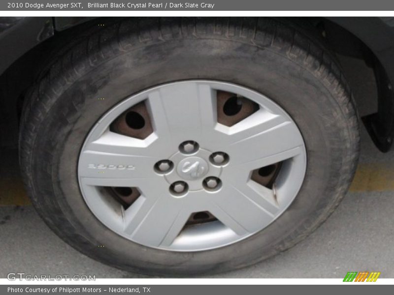 Brilliant Black Crystal Pearl / Dark Slate Gray 2010 Dodge Avenger SXT